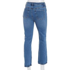 Juniors Celebrity Pink Curvy High Rise Straight Jeans-Medium Wash alternate view