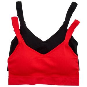 Plus Size Kathy Ireland 2pk. Seamless Textured Bras - 2PKBRA3396 alternate view