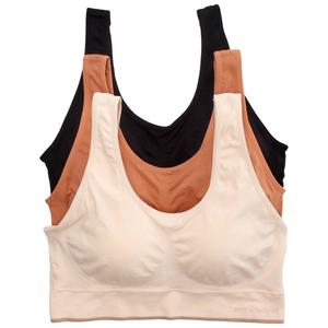 Plus Size Kathy Ireland 3pk. Seamless Bralettes 3PKBRA1215 alternate view