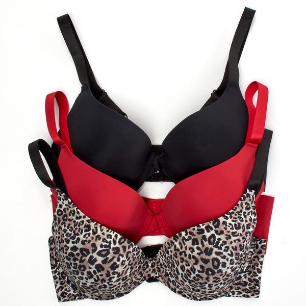 Plus Size Kathy Ireland 3pk. Full Figure Wire Bras 3PKBRA597