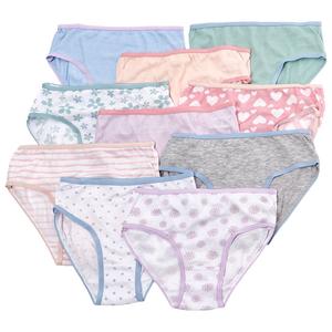 Girls (7-12) Sweet Princess 10pk. Mixed Print Panties alternate view