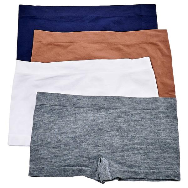 Girls Sweet Princess 4pk. Seamless Boyshorts - Neutral alternate view