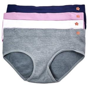 Girls Limited Too(tm) 4pk. Foil Logo Seamless Hipsters