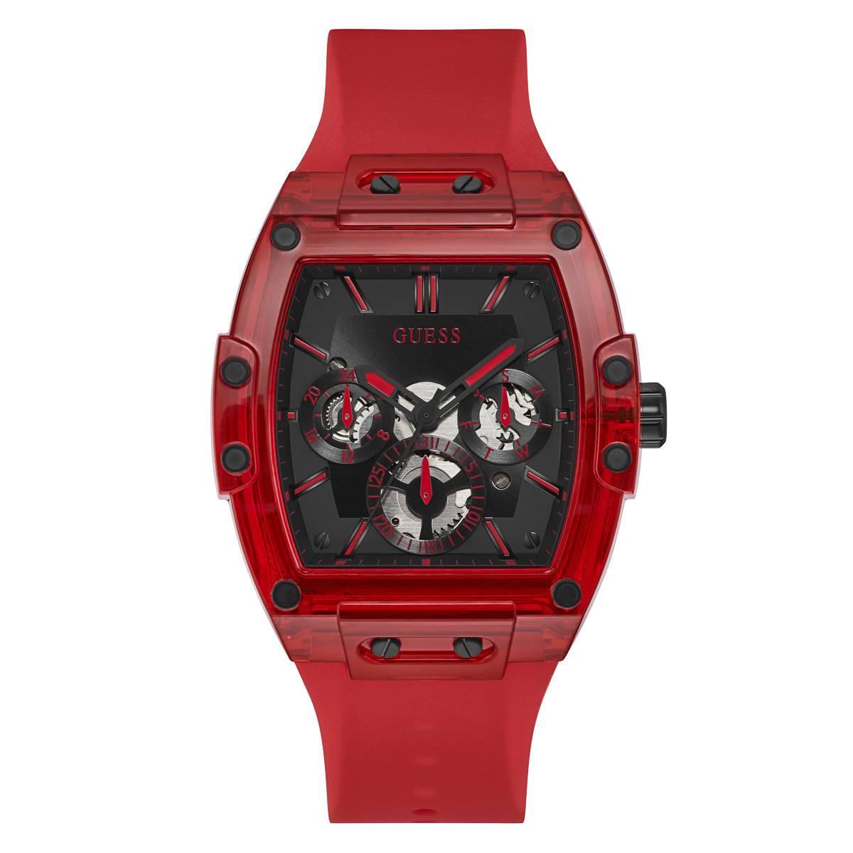 Mens GUESS Silicone Watch - GW0203G5