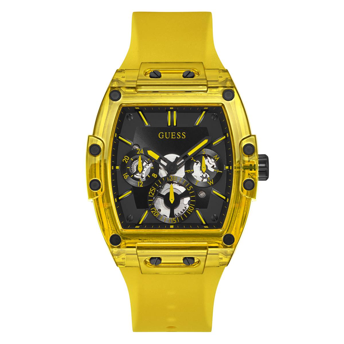 Mens GUESS Silicone Watch - GW0203G6