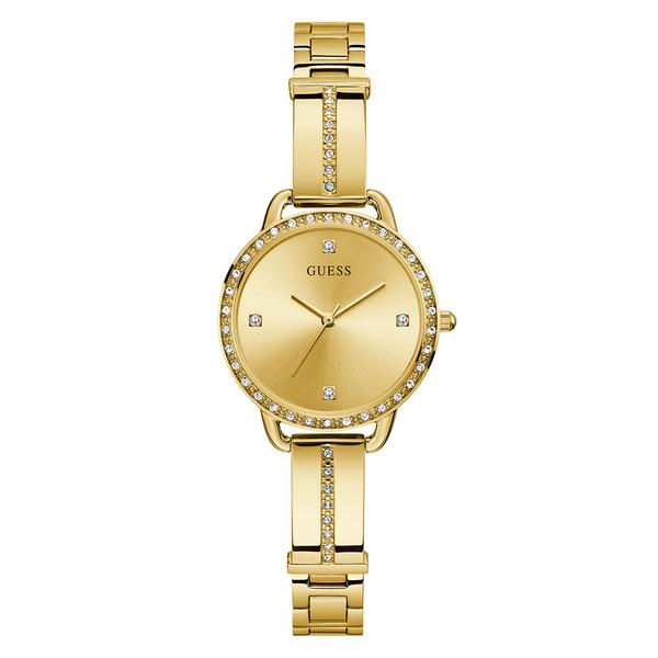 Womens GUESS Dressy Bangle Watch with Crystals - GW0022L2