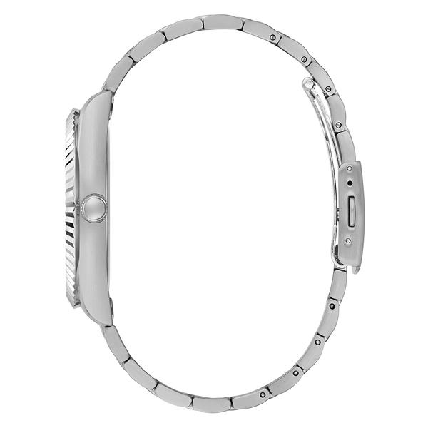 Mens GUESS Silver Coin Edge Bezel Watch - GW0265G7 alternate view