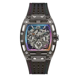 Mens Guess Multi Function Silicone Watch - GW0499G14