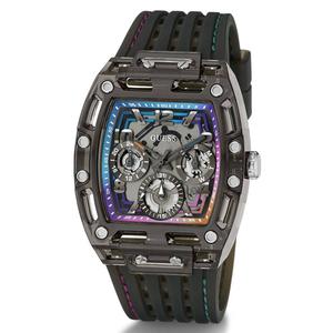 Mens Guess Multi Function Silicone Watch - GW0499G14 alternate view