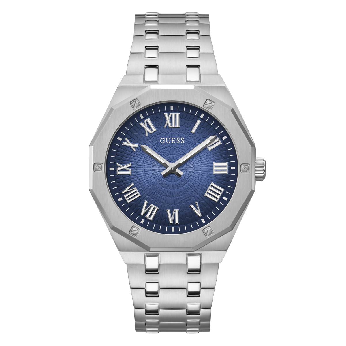 Mens GUESS Roman Numeral Dial Analog Watch - GW0575G4