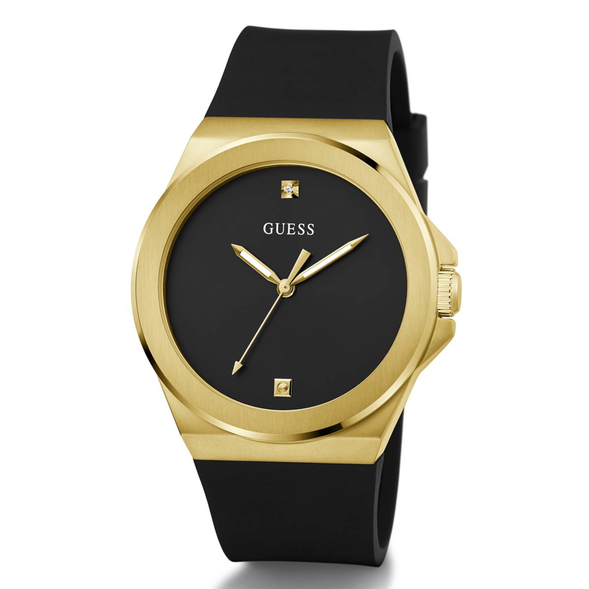 Mens GUESS Gold-Tone Analog Watch - GW0790G1