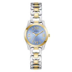 Womens GUESS Two-Tone Blue Dial Analog Watch - GW0927L3