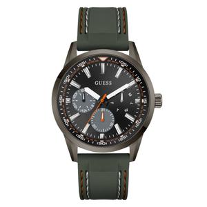 Mens GUESS Black Sunray Dial Multi-Function Watch - GW0964G3
