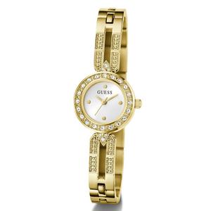 Womens Guess Gold-Tone Silver Dial Analog Watch - GW1016L2 alternate view