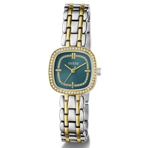 Womens Guess Two-Tone Green Dial Watch - GW1018L6 alternate view