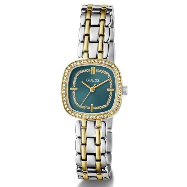 Womens Guess Two-Tone Green Dial Watch - GW1018L6 alternate view