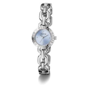 Womens Guess Silver-Tone Light Blue Dial Analog Watch - GW1019L1 alternate view
