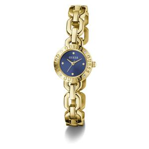 Womens Guess Gold-Tone Blue Dial Analog Watch - GW1019L2 alternate view