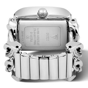 Womens Guess Silver-Tone Sunray Dial Ring Watch - GW1025L1 alternate view
