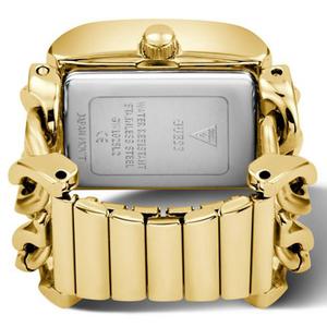 Womens Guess Gold-Tone Sunray Dial Ring Watch - GW1025L2 alternate view