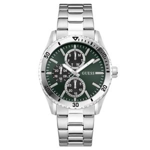 Mens Guess Green Multi-Function Dial Watch - GW1061G1
