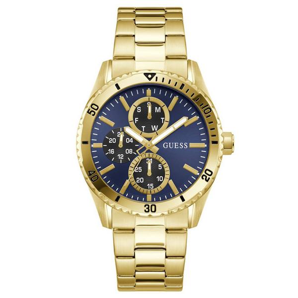 Mens Guess Blue Multi-Function Dial Watch - GW1061G2
