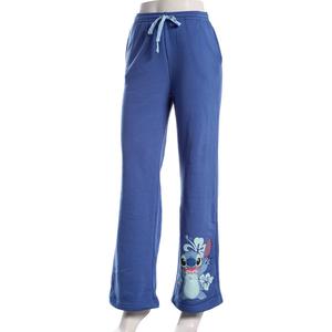 Juniors Hybrid Stitch Wide Leg Fleece Sweatpants