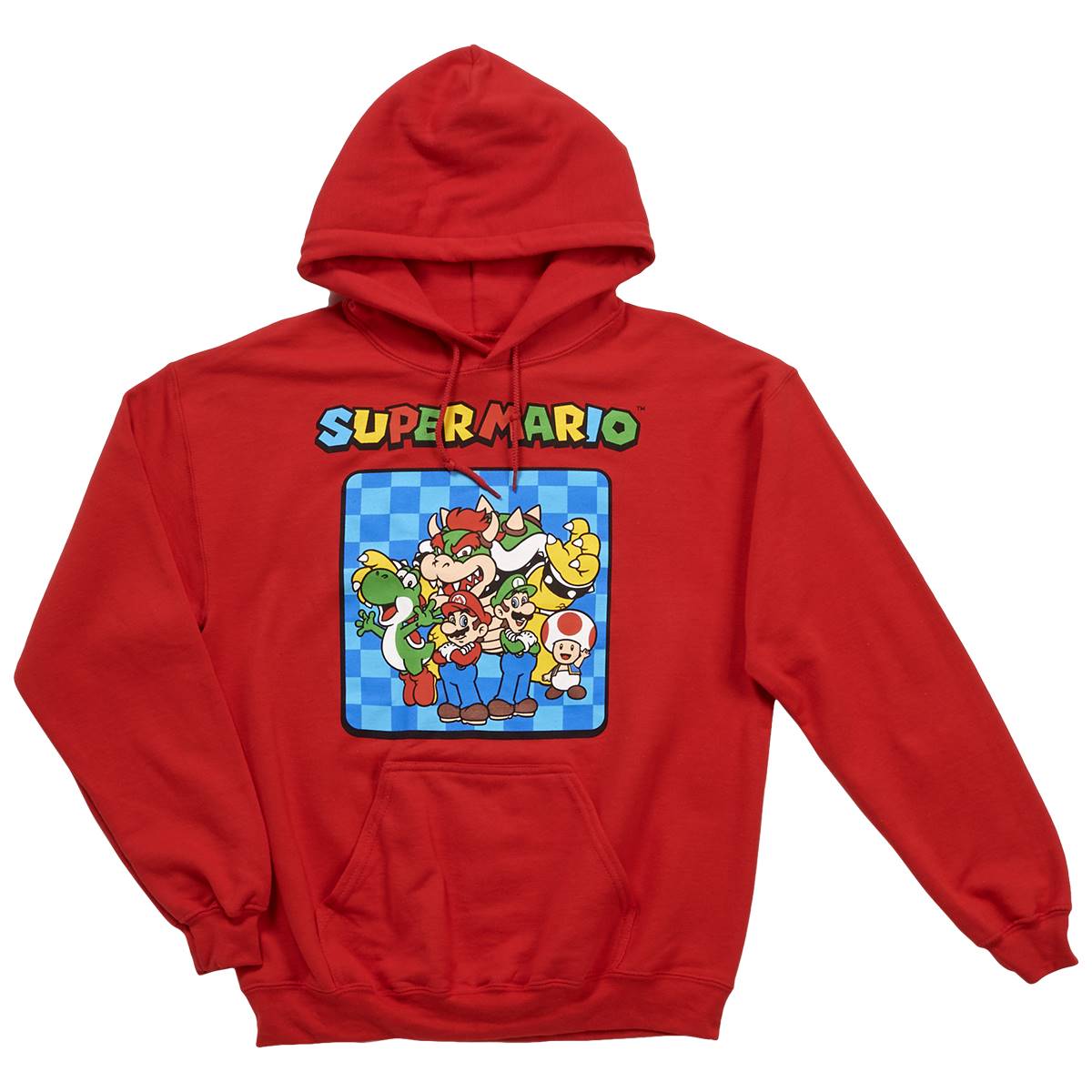 Young Mens Super Mario Graphic Fleece Hoodie