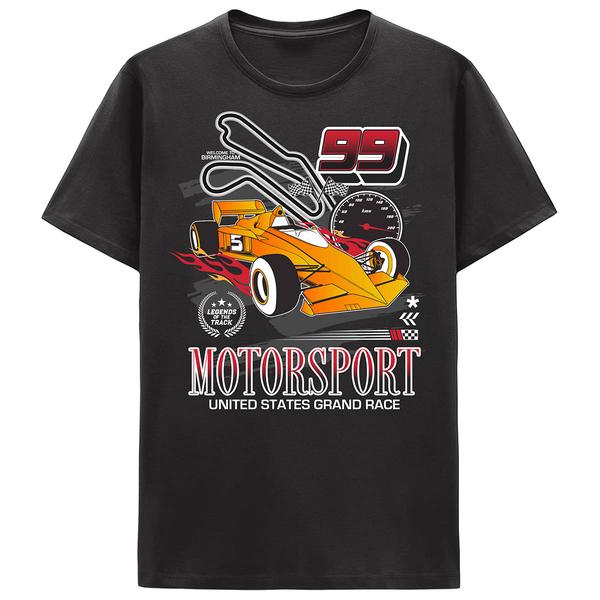 Young Mens Motorsport Short Sleeve Graphic Tee