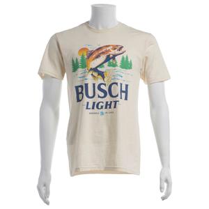Mens Busch Light(R) Fish Short Sleeve Graphic Tee