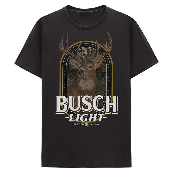 Mens Busch Deer Short Sleeve Graphic Tee
