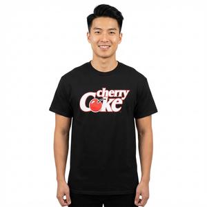 Young Mens Cherry Coke(tm) Logo Short Sleeve Graphic Tee