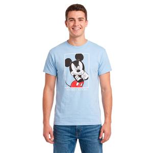 Young Mens Disney Angry Mickey Graphic Tee
