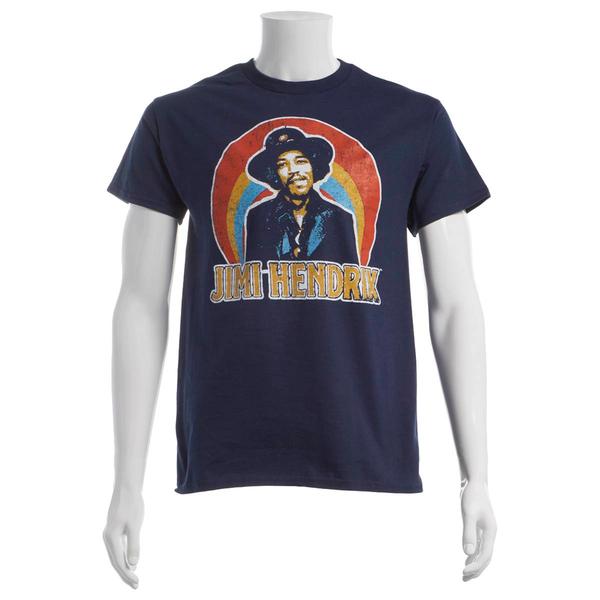 Young Mens Classic Jimi Hendrix Short Sleeve Graphic Tee