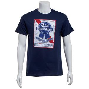 Mens Pabst Blue Ribbon(R) Short Sleeve Graphic Tee