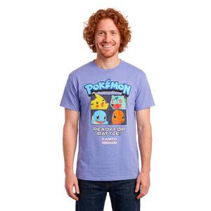 Young Mens Pokemon(tm) Kanto Battle Graphic Tee