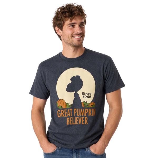 Young Mens Peanuts(tm) Great Pumpkin Believer Graphic Tee
