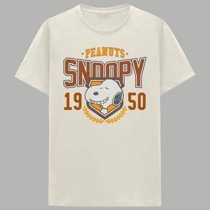 Young Mens Snoopy University Graphic Short Sleeve Tee alternate view