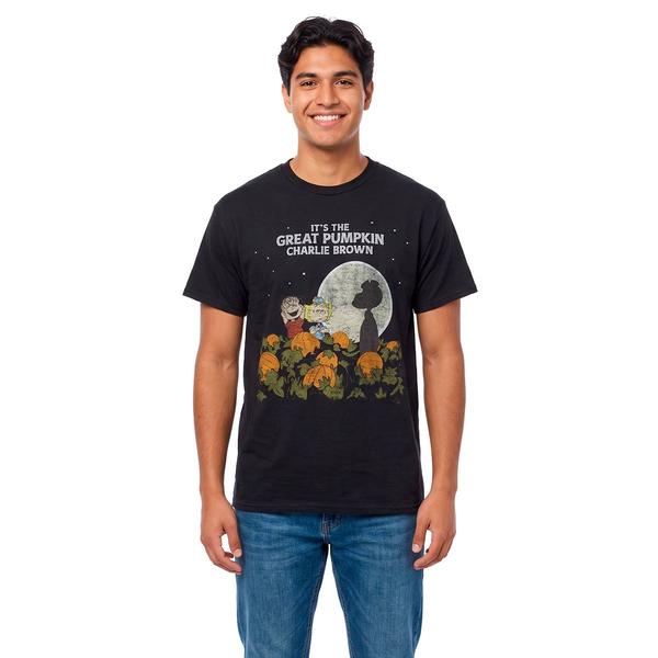 Young Mens Peanuts(tm) Great Pumpkin Cover Graphic Tee