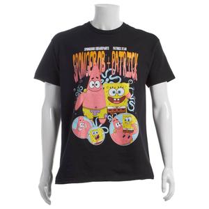 Young Mens SpongeBob & Patrick Short Sleeve Graphic Tee