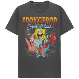 Young Mens SpongeBob SquarePants Graphic Tee