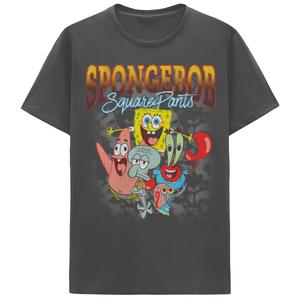 Young Mens SpongeBob SquarePants Graphic Tee alternate view
