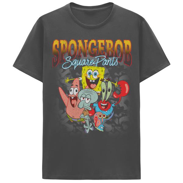Young Mens SpongeBob SquarePants Graphic Tee alternate view