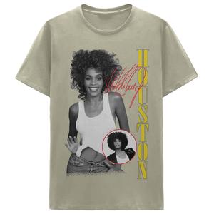Young Mens Whitney Houston Short Sleeve Graphic Tee alternate view