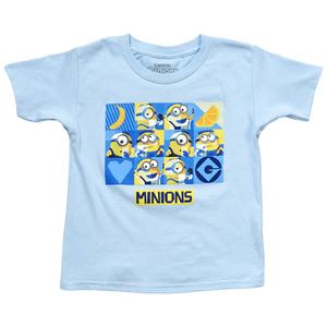 Boys (4-7) Minions Graphics Short Sleeve Tee - Light Blue