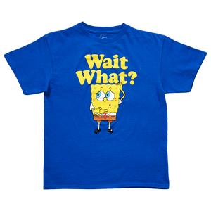Boys (8-20) SpongeBob SquarePants Wait What? Tee - Royal Blue