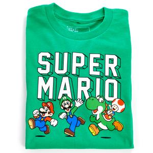 Boys (8-20) Nintendo Super Mario(tm) Characters Tee - Irish Green