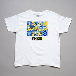 Boys (8-20) Checkered Minions Tee