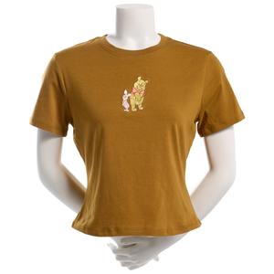 Juniors Hybrid Embroidered Pooh & Piglet Baby Tee alternate view