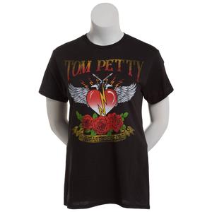 Juniors Hybrid Promotions Tom Petty Heartbreaker Boyfriend Tee